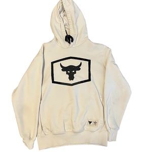 Under Armour Project Rock White Hoodie